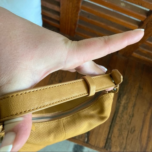 Lucky Brand | Ebon Vachetta Perforated Hobo Purse - Picture 16 of 16